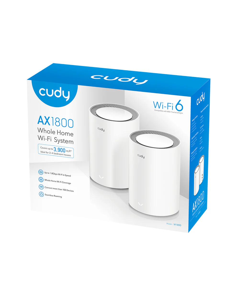 Router MESH Cudy M1800 (3-Pack) xususiyatlar