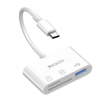 Yesido GS16 USB-C 3 in 1 OTG kartani o'qish qurilmasi sotib olish