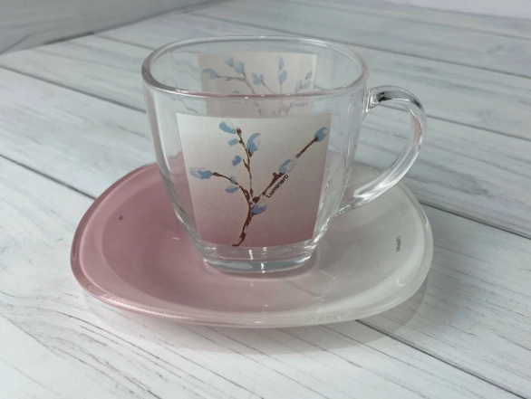 Luminarc Carina Hana Rose 46 ta element Stol servisi (V4605) rasm bilan