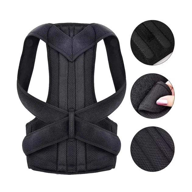 Ортопедический корректор-корсет для осанки, черный Sibote 2223 в Узбекистане