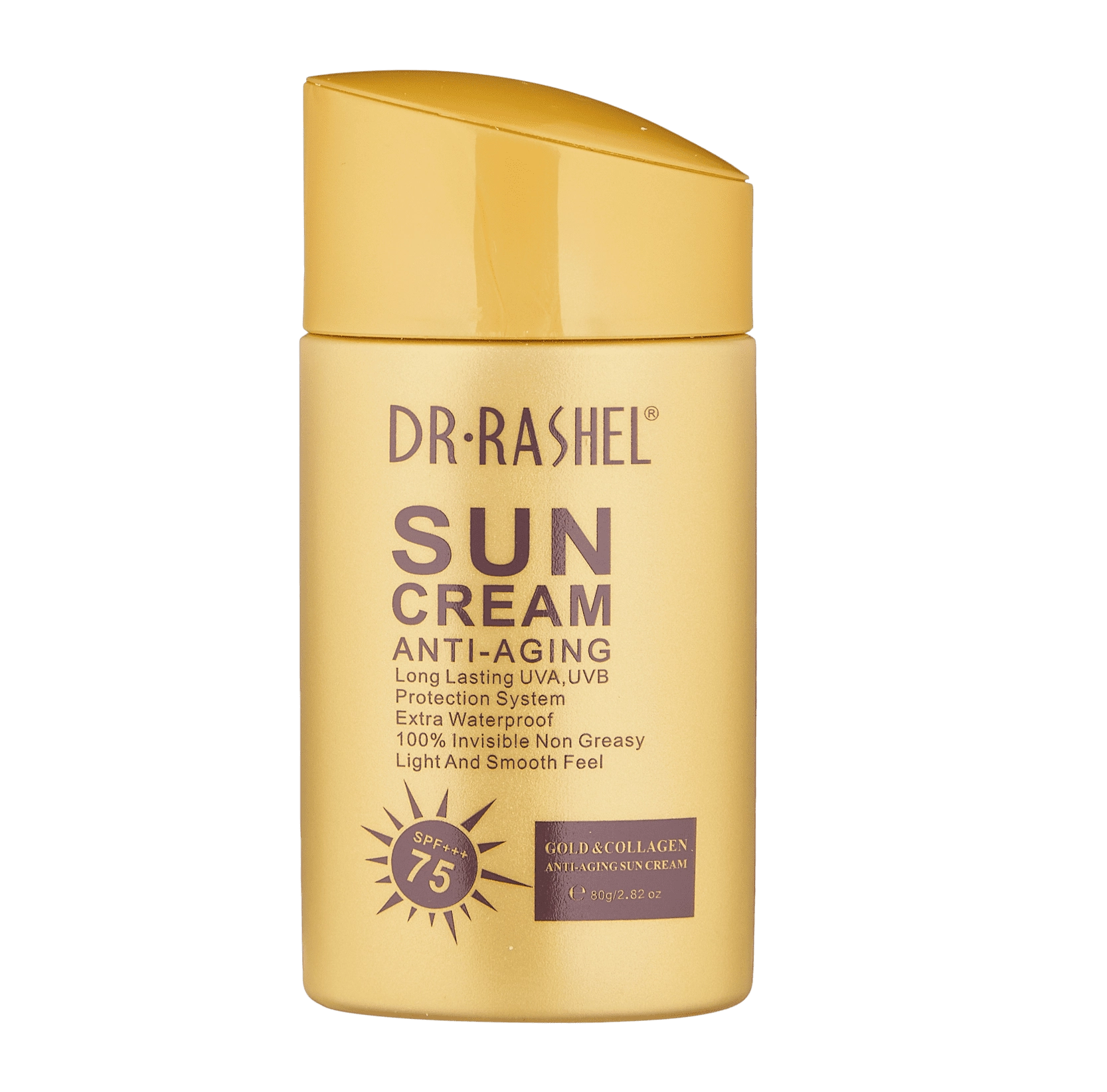 Gold collagen suncream SPF 75 - quyoshdan saqlovchi surtma sotib olish