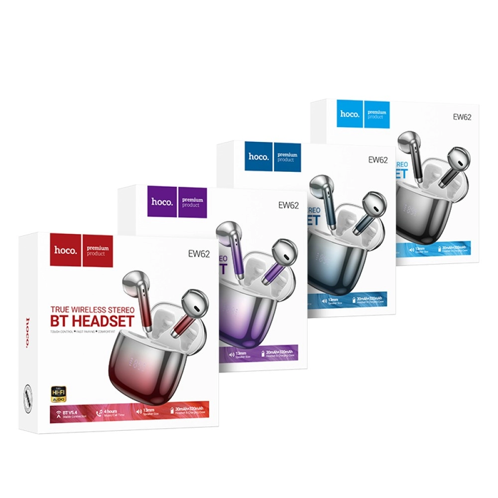 Беспроводные наушники Hoco EW62 черные в Узбекистане