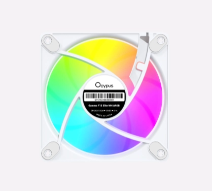 Korpusli ventilyator Ocypus Gamma F12 Elite ARGB 3-IN-1 WH O'zbekistonda