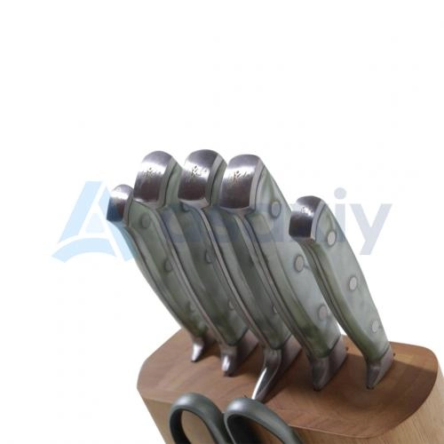 Набор ножей от Life Smile Wood 04 (8 предметов) в Узбекистане