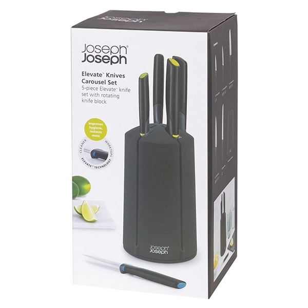 Набор ножей Joseph Joseph Elevate Carousel 5 шт с подставкой 10527 рассрочка