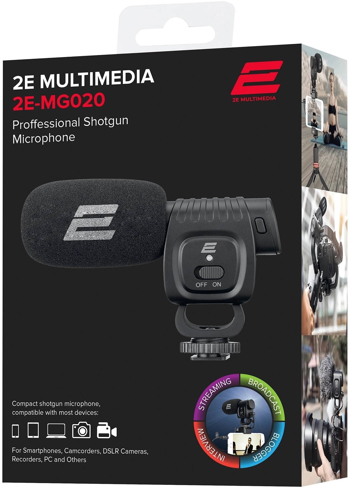 2E MG020 Shoutgun Pro mikrofoni bo'lib to'lash