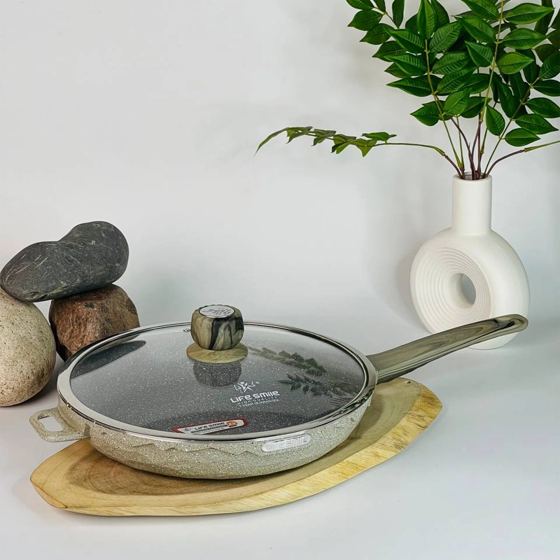 Chuqur skovorodka Lifesmile LifeP2N 32 sm (kulrang) sotib olish
