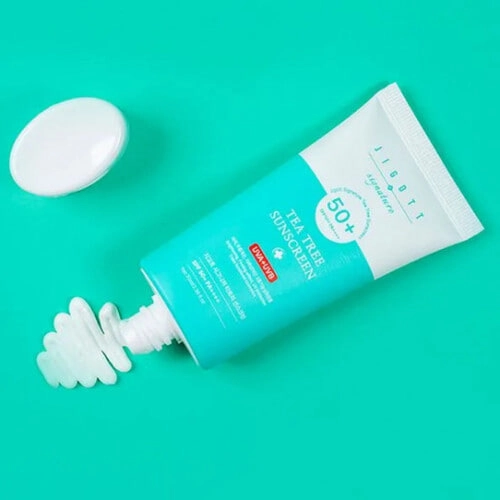 Jigott Signature Tea Tree Sunscreen 70ml   quyoshdan saqlovchi krem onlayn
