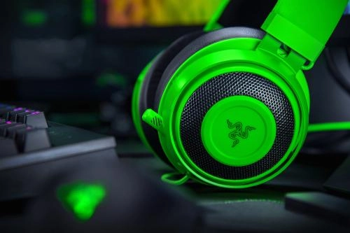 Компьютерные наушники Razer Kraken 7.1 (Green) онлайн