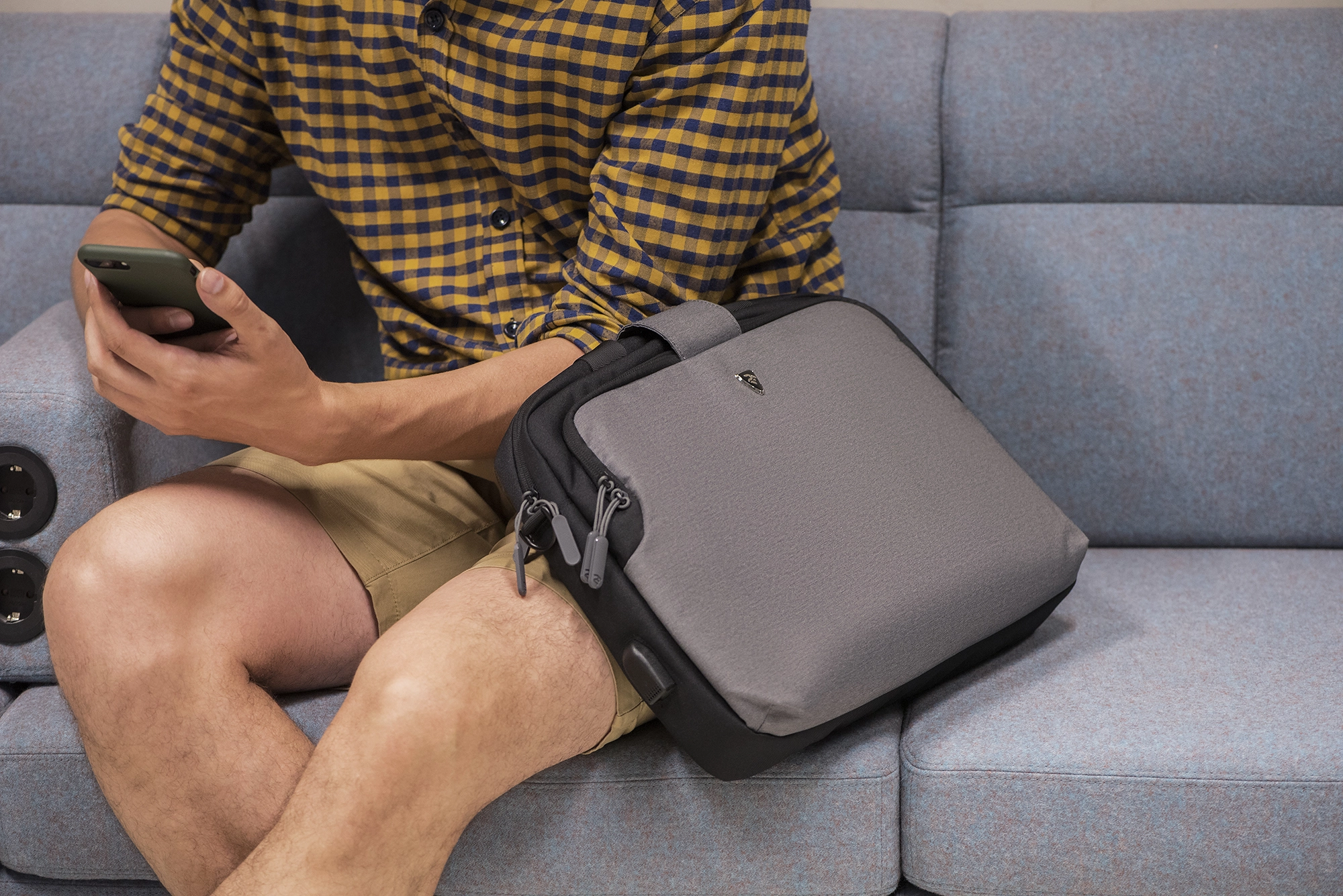 Сумка для ноутбука 2E Supreme 16" 2E-CBT9185GR Серый с фото