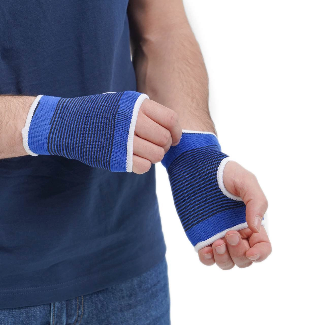 Поддерживающий бандаж для запястья PowerGym 9203 PALM SUPPORT - фото №3 Поддерживающий бандаж для запястья PowerGym 9203 PALM SUPPORT недорого