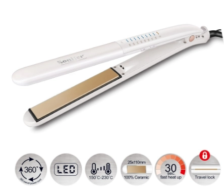 Выпрямитель волос Sonifer SF-9501 Black, White в Узбекистане