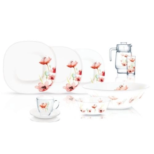 Набор столовой посуды Luminarc Carine florenza white 46 предметов (N2214) купить