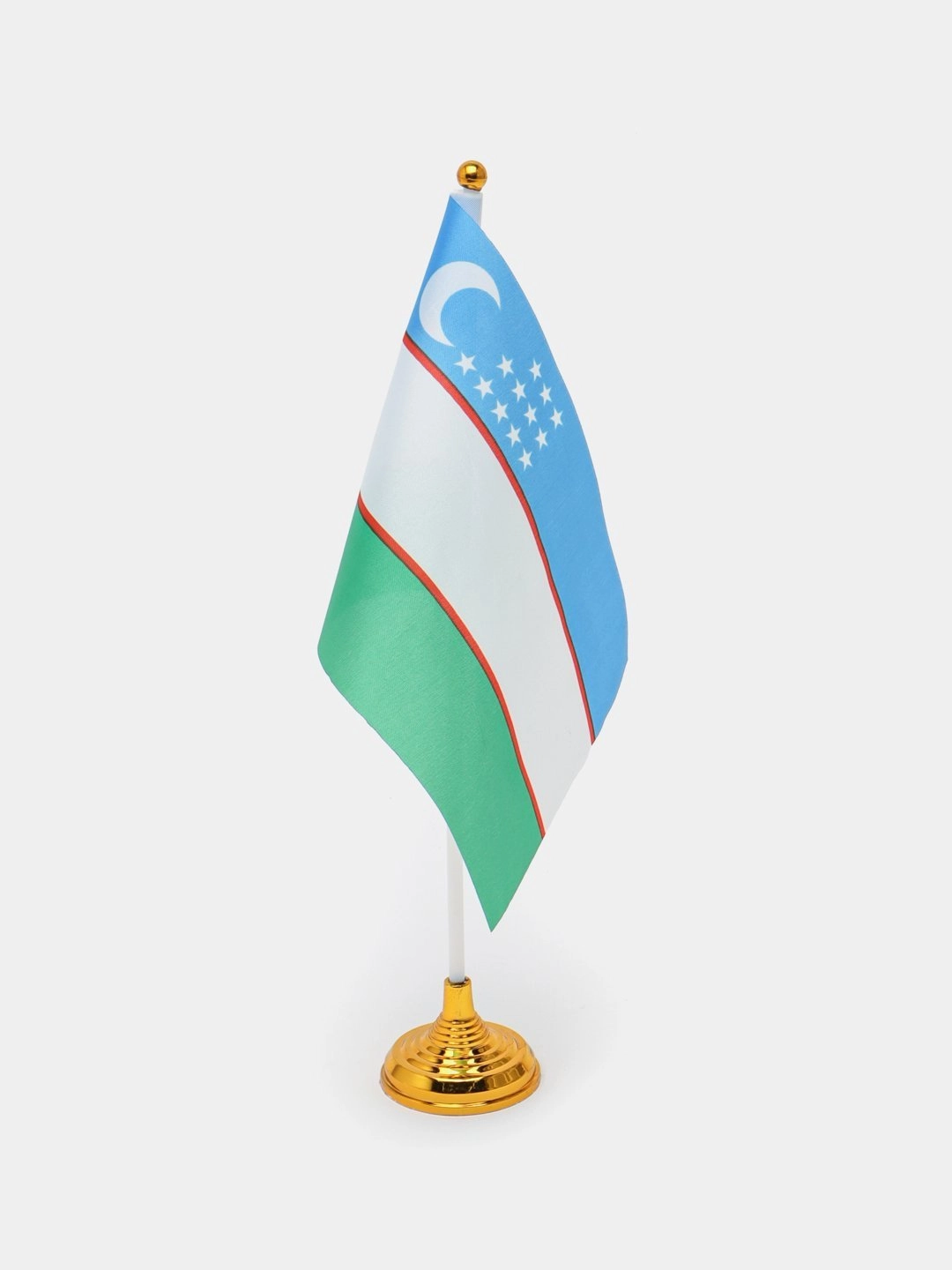 Настольный флаг Узбекистана (15&times;25 см) купить