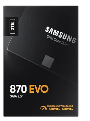 Samsung 870 EVO 2TB 2.5" SSD qattiq diski narxi