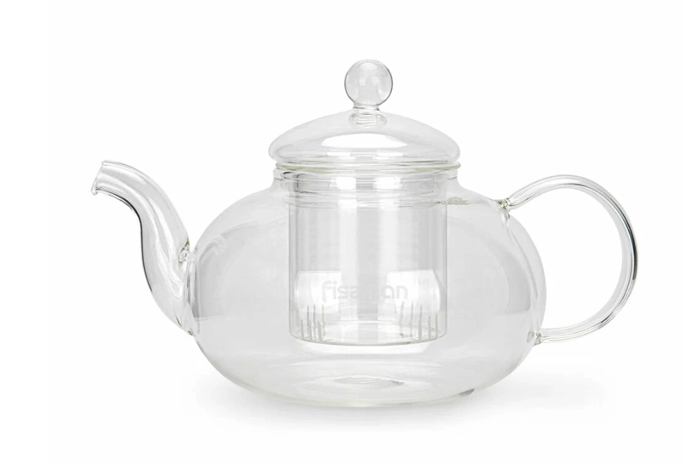 Чайник заварочный 800 мл со стальным фильтром (стекло) 6477 недорого