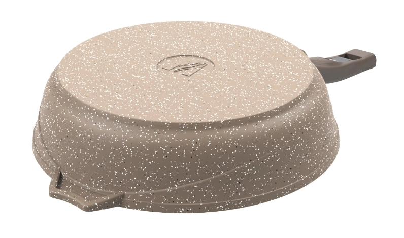 Olinmaydigan tutqichli jigarrang Mechta Granit tovasi (26sm) bo'lib to'lash