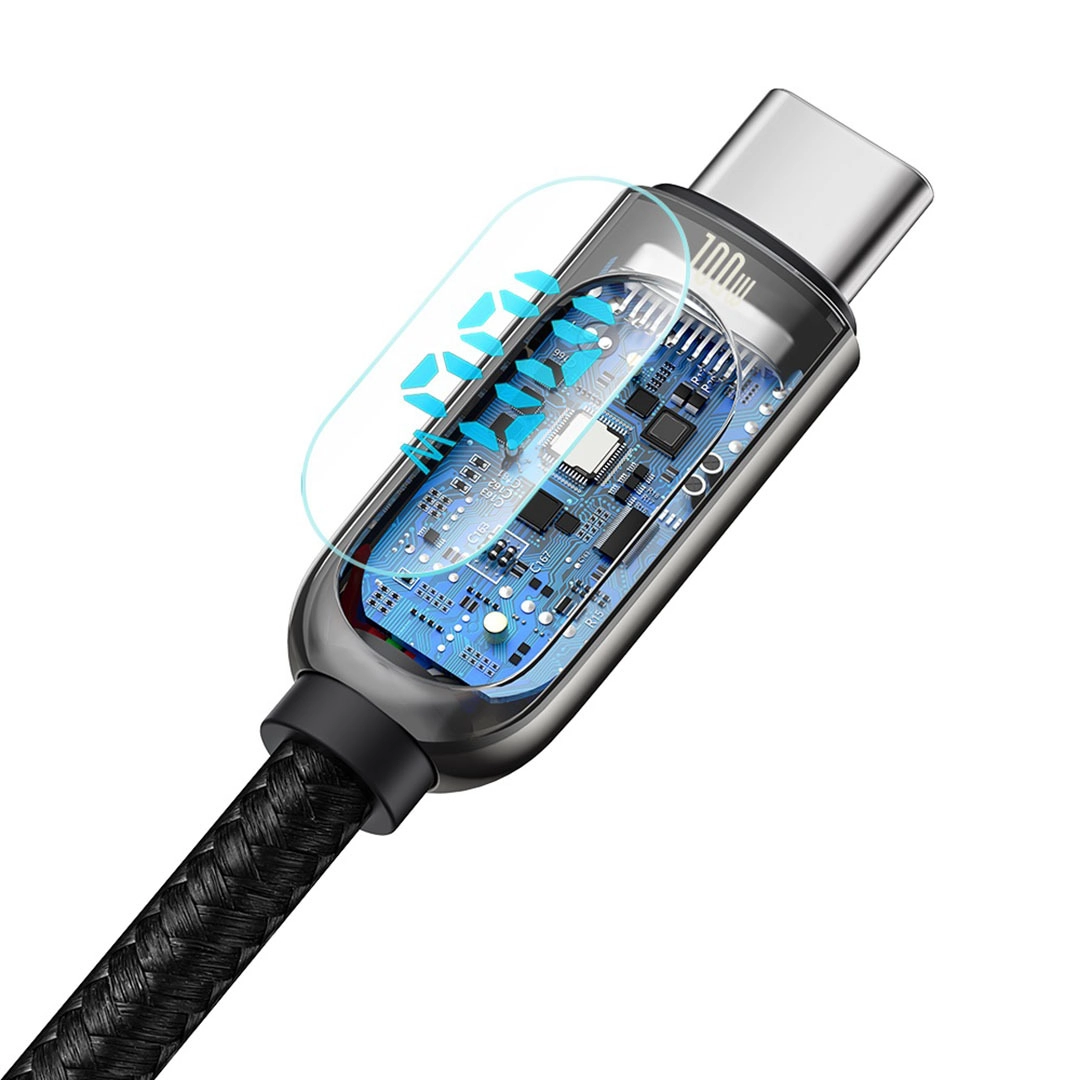 Кабель Baseus Display Charging+Data CATSK-B01 Type-C to Type-C 100W 1м - фото №5 Кабель Baseus Display Charging+Data CATSK-B01 Type-C to Type-C 100W 1м онлайн