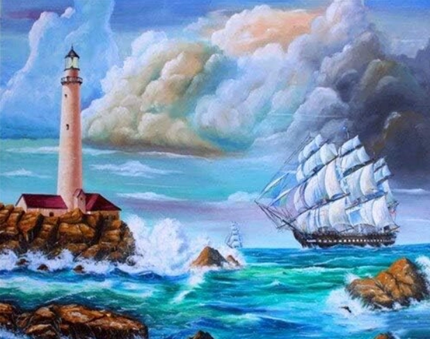Рисование по номерам "Парус" (40x50 см) купить