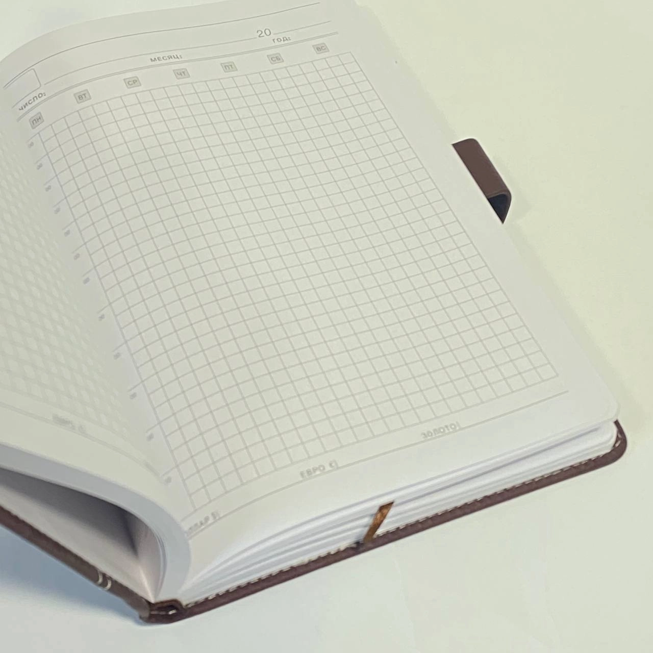 7058 jigarrang magnitli bloknoti (100 varaq) arzon