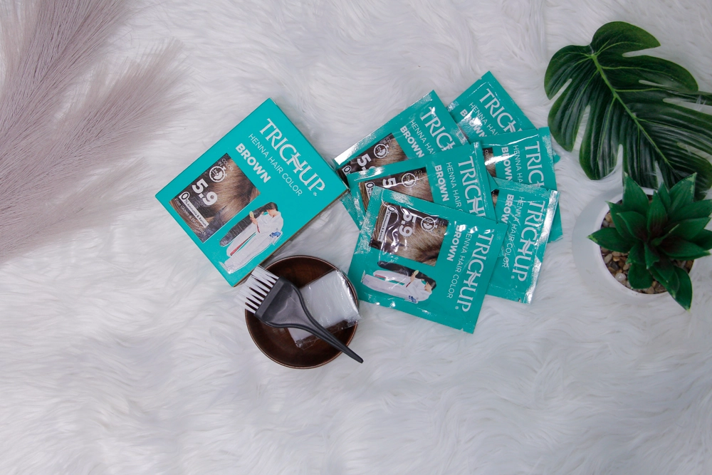 Краска-хна Trichup Henna Hair Color - Brown 6*10gr недорого