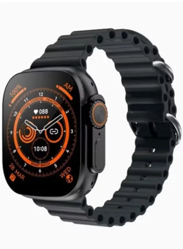 Смарт часы HK8 Pro Max Ultra черный недорого