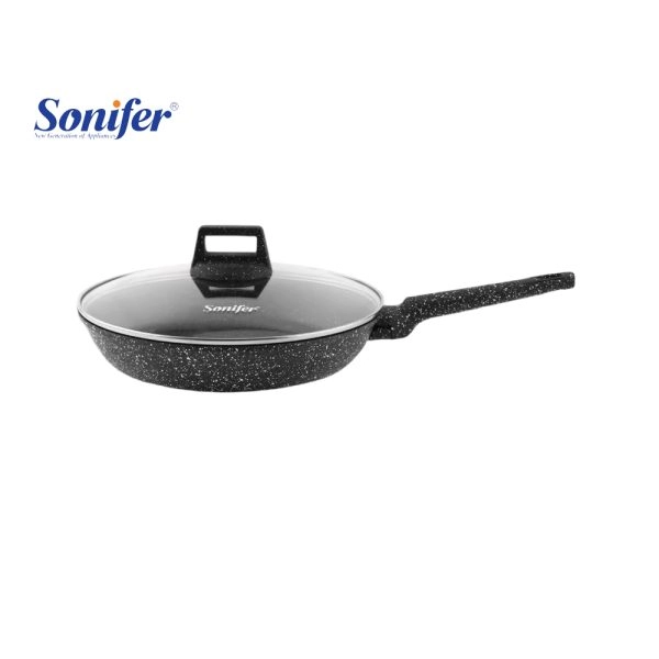 Sonifer SF-1130-28 Black shisha qopqog'i va yopishmaydigan qoplamali 28 sm Sonifier qaynoqga bardoshli granit Pan sotib olish
