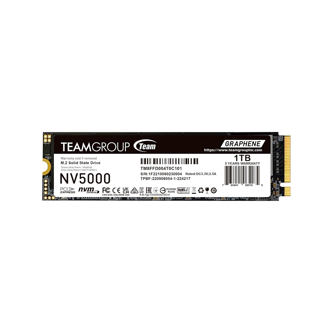 Team Group NV5000 1TB SLC Cache NVMe PCIe Gen4x4 M.2 2280 sotib olish