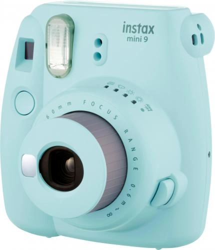 INSTAX mini 9 (Ice Blue) – bir lahzada chiquvchi suratlar uchun fotokamera arzon