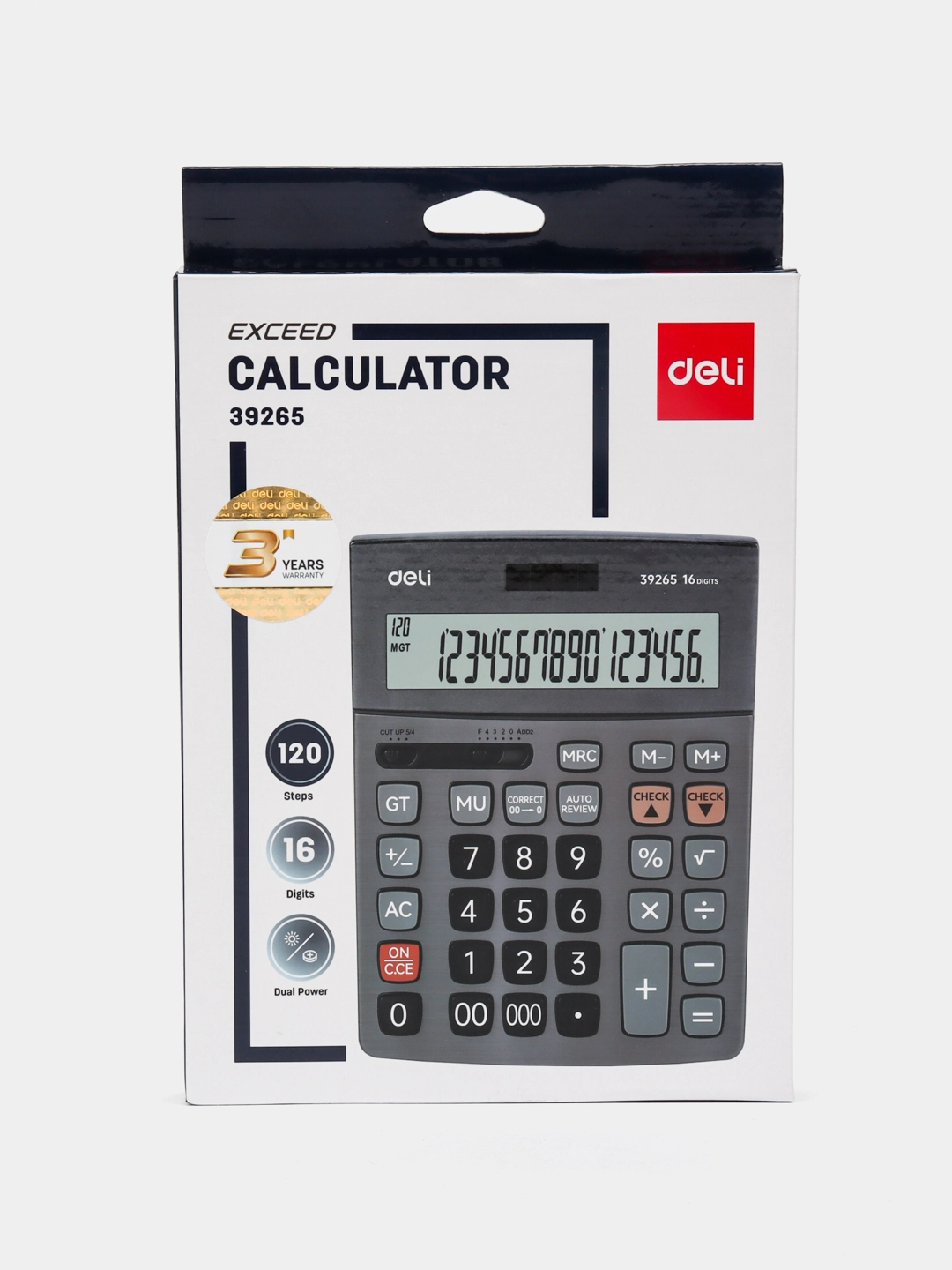 Kalkulyator Deli 39265 bo'lib to'lash