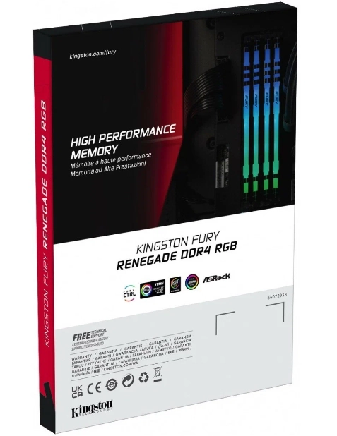 Kingston Fury Renegade RGB DDR4 64GB 3200Mhz (2x32GB) tezkor xotirasi bo'lib to'lash