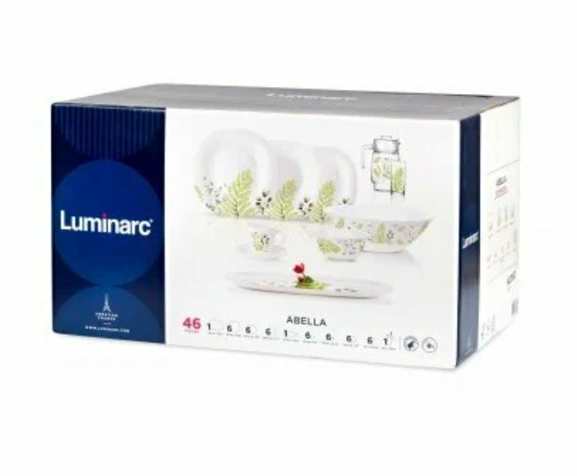 Столовый сервиз Luminarc Carine Abella 46 предметов (N2263) быстрая доставка