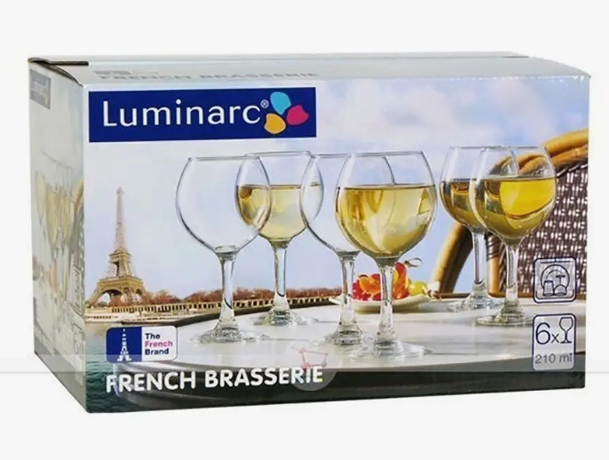 Набор бокалов Luminarc French Brasserie 210 мл 6 шт (H9451) онлайн