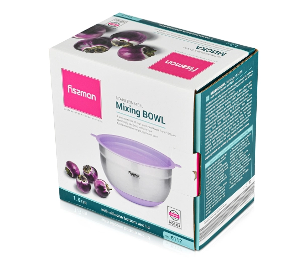 FISSMAN silikon asosli 1,5 l idish bo'lib to'lash