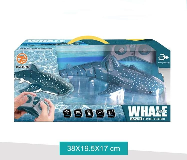 Игрушечная акула - While Shark радиоуправление синий недорого