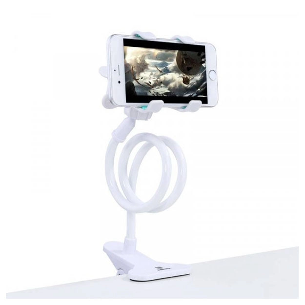 REMAX RM-C22 stol uchun oq smartfon tutqichi sotib olish