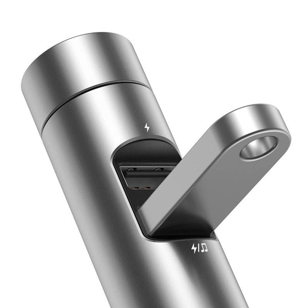 Baseus Energy Column Car Wireless MP3 Charger avtomobilda smartfon quvvatlagichi (FM-transmitterli) bo'lib to'lash