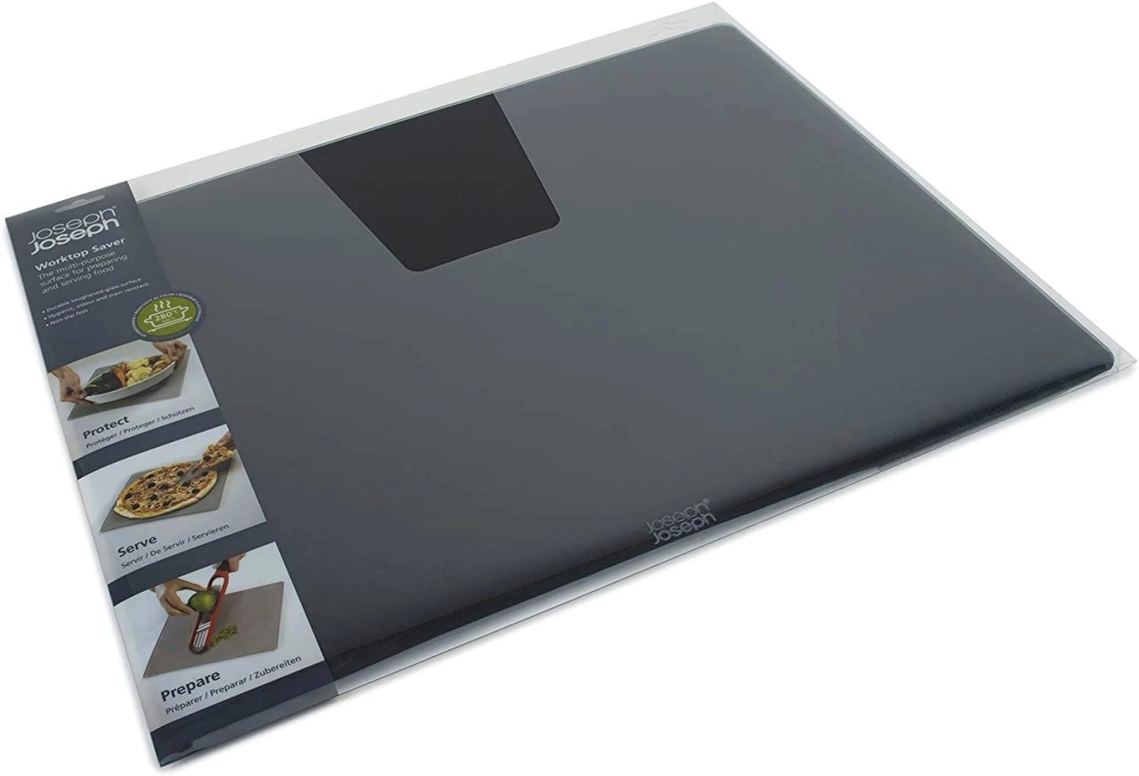 Joseph Joseph WORKTOP SAVERS 40x30sm 90122 Black ish yuzalarini himoya qilish uchun taxtacha sotib olish