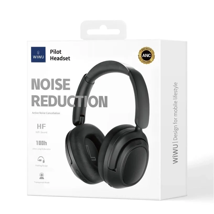 Беспроводные наушники Wiwu Wireless Bluetooth Headphone Stereo Bach Headset TD-03, чёрные цена