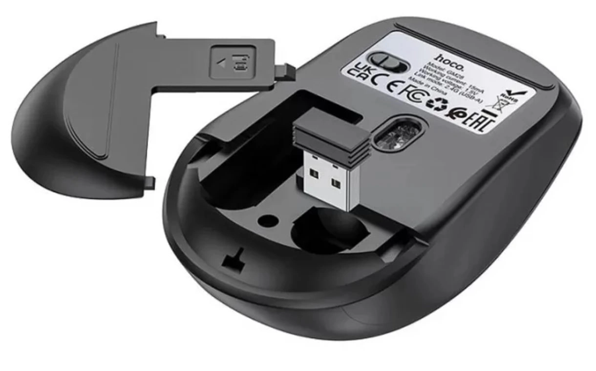 HOCO GM28 qora simsiz sichqonchasi O'zbekistonda