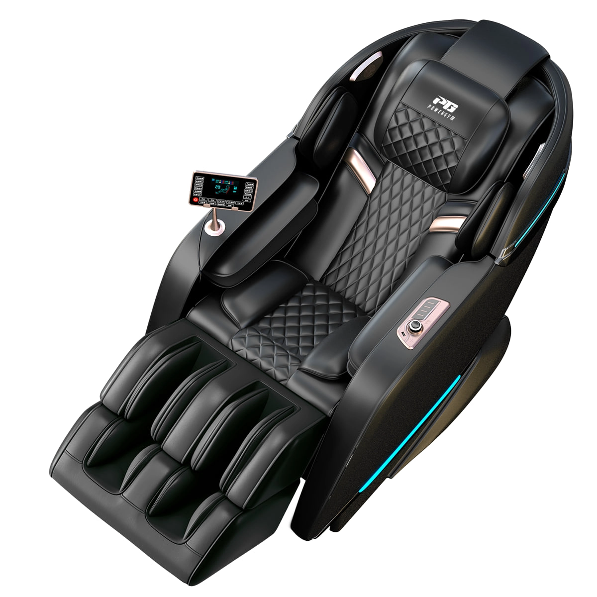 PowerGym qora rangli massaj kreslosi (A31A) onlayn