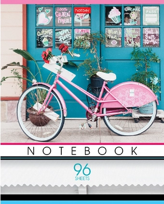 Тетрадь общая  96л. в клетку "I like my bike", Хатбер,  96Т5В1 купить