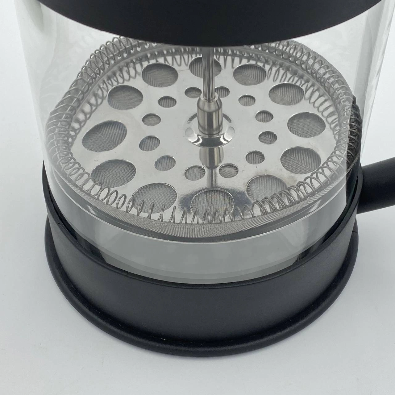 Royal home tableware & more Kofe va choy uchun pressli choynak 1.5 L shaffof (qora) bo'lib to'lash