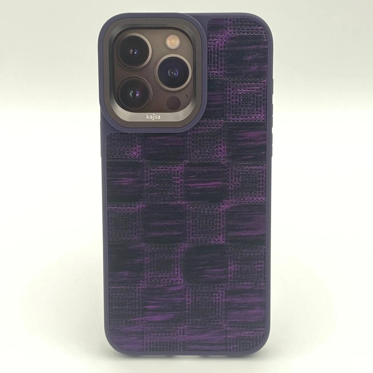 iPhone 15 Pro Max uchun Kajsa Glamorous Collection Imperial binafsharang g'ilofi sotib olish