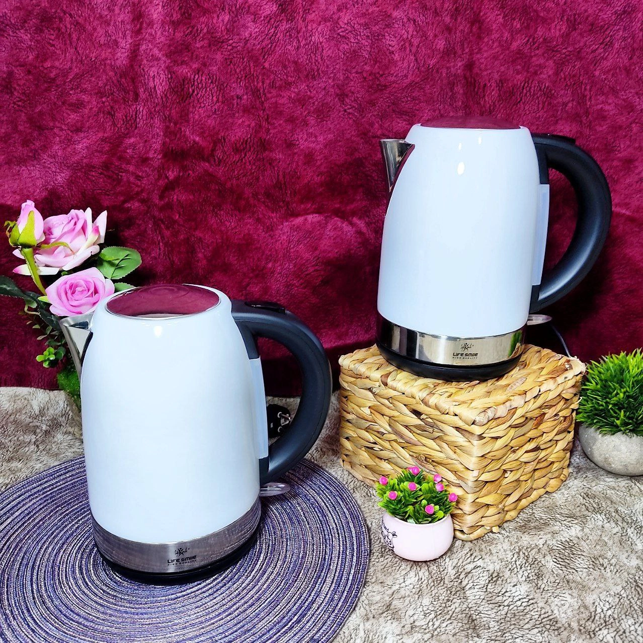 Электрический чайник Life Smile 218B (White) недорого