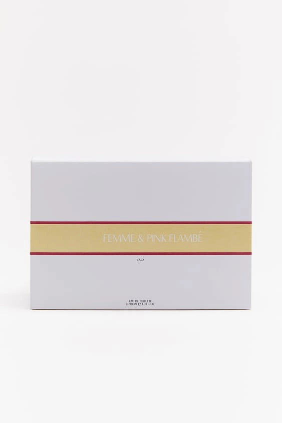 Zara FEMME 90 ml + PINK FLAMBE 90 ml— ayollar uchun atir arzon