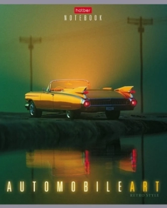 Тетрадь общая Hatber "AutoART", А5, 96 листов, клетка  96Т5лВ1 купить