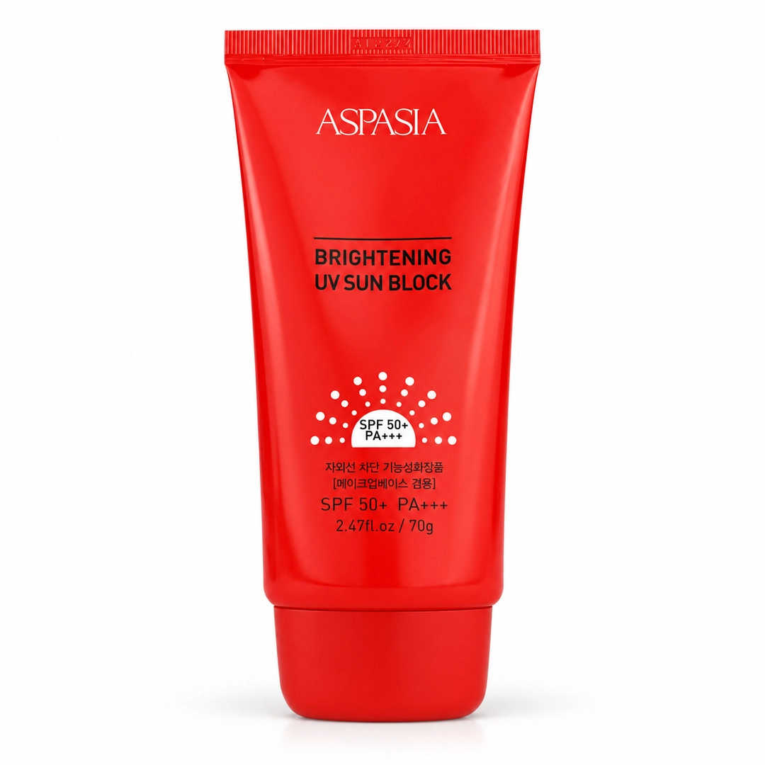 ASPASIA Brightening UV Sun Block SPF50+ PA+++ quyoshdan himoya kremi, 70 g sotib olish