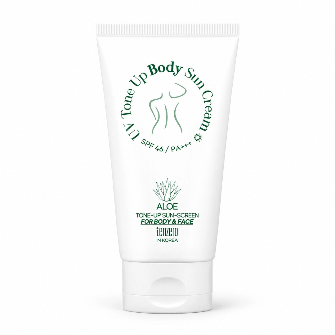 TENZERO UV Tone Up Body Sun Cream &mdash; тонирующий крем для тела с алоэ, SPF46 PA+++, 150 г sotib olish