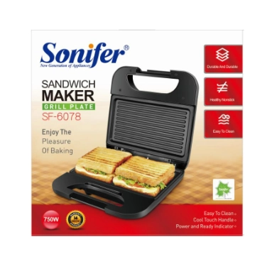 Sonifer SF-6078 sendvich tayyorlagichi bo'lib to'lash